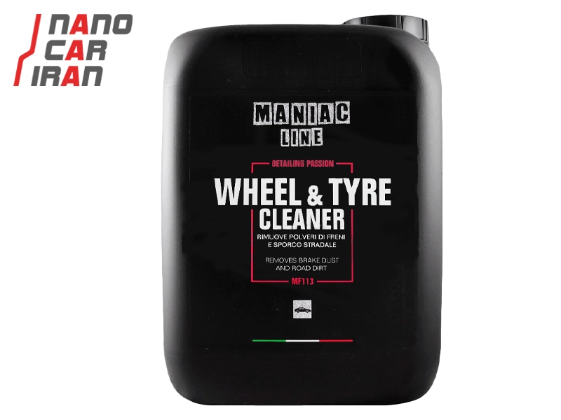 مایع رینگ‌ شوی و تمیزکننده رینگ و لاستیک خودرو ۵ لیتری مفرا